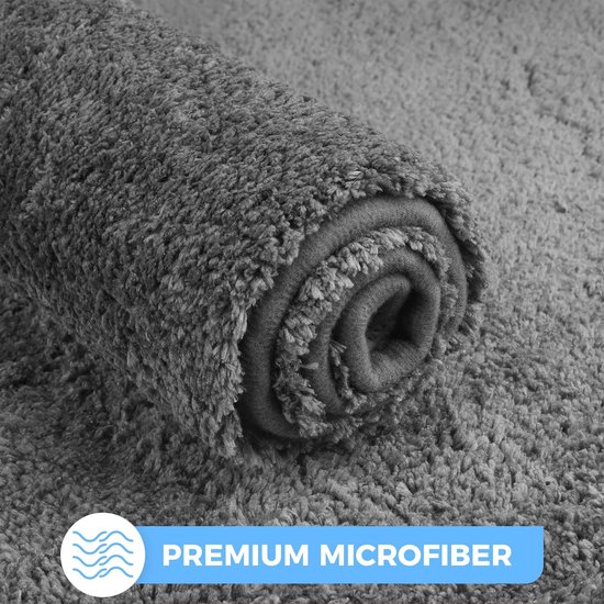 Brandsseller Badkamertapijt 70x120 cm – Rechthoekige badkamermat van chenille – Zacht, antislip, goed absorberend, machinewasbaar badmat – Turkoois