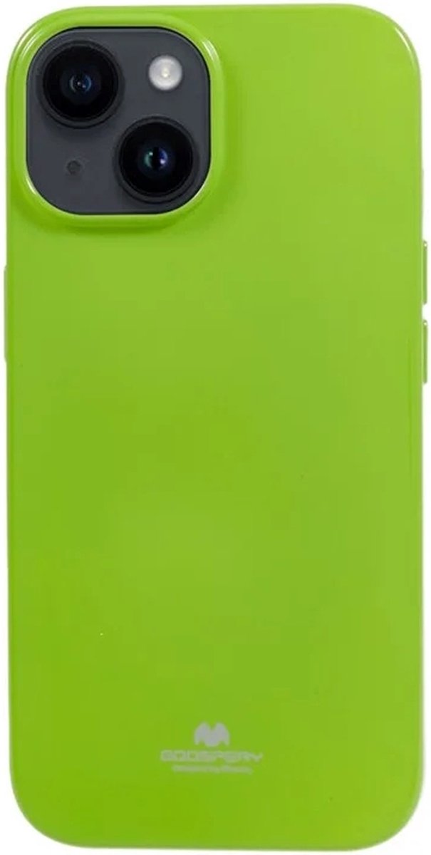 Goospery - iPhone 15 Plus - Backcover hoesje Jelly - Groen