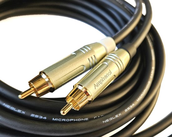 Câble Audiophile Squad Cinch de MOGAMI 2534 - Câble Audio RCA haut de gamme V2 de 3 m. 0