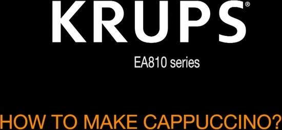 Krups Arabica EA810B - Volautomatische espressomachine - Zwart/Grijs