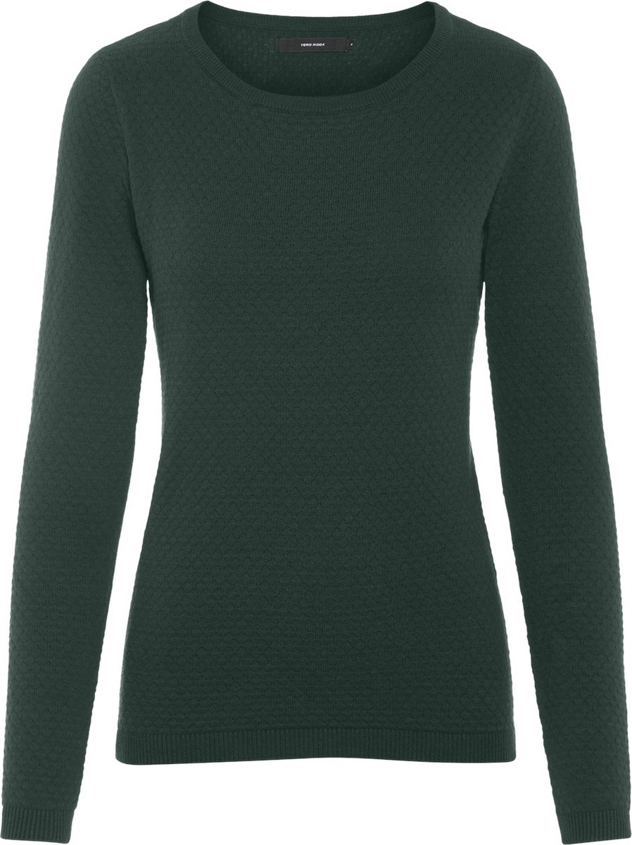 Vero Moda Trui Vmcare Structure Ls O-neck Blou Noo 10136644 Pine Grove Dames Maat - XXL