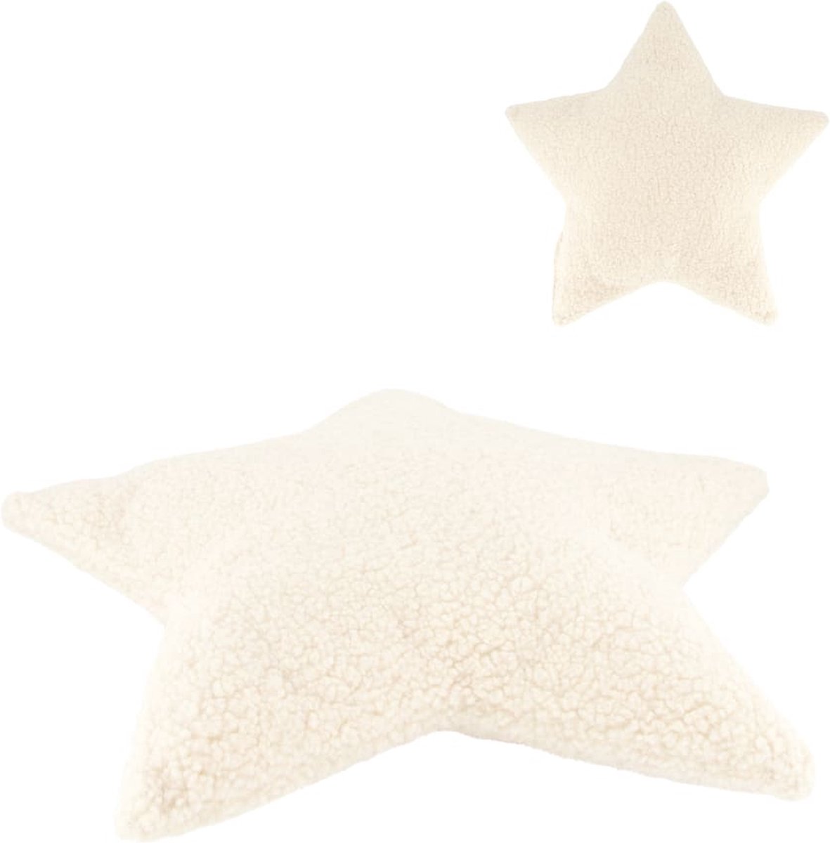 DKNC Sierkussen teddy off white 58cm