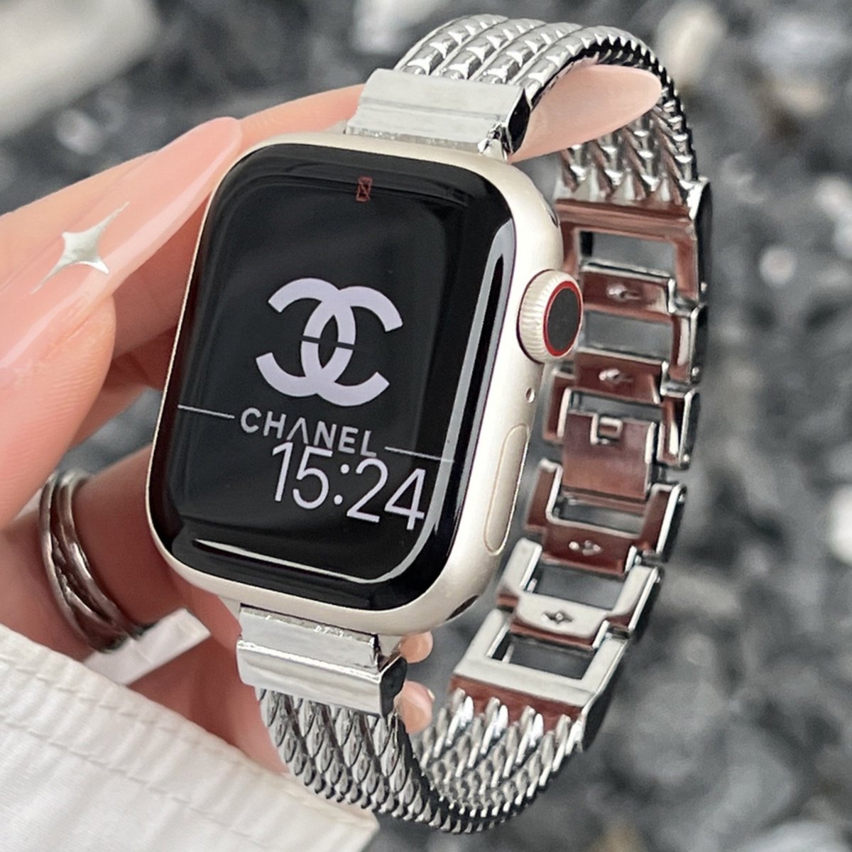 NIEUW Luxe Applewatch horlogebandje van hoogwaardig metaal- 38-40-41 mm- verstelbare sluiting