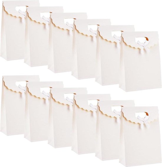 BENECREAT Kraftpapieren geschenkdozen met doorzichtig pvc-venster, voor bakkerijwaren, gebak, snoep, koekjes en andere ambachtelijke producten, 30 stuks, 12,5 x 8,5 x 1,5 cm, wit BENECREAT Kraftpapieren geschenkdozen met doorzichtig pvc-venster, voor bakkerijwaren, gebak, snoep, koekjes en andere ambachtelijke producten, 30 stuks, 12,5 x 8,5 x 1,5 cm, wit
