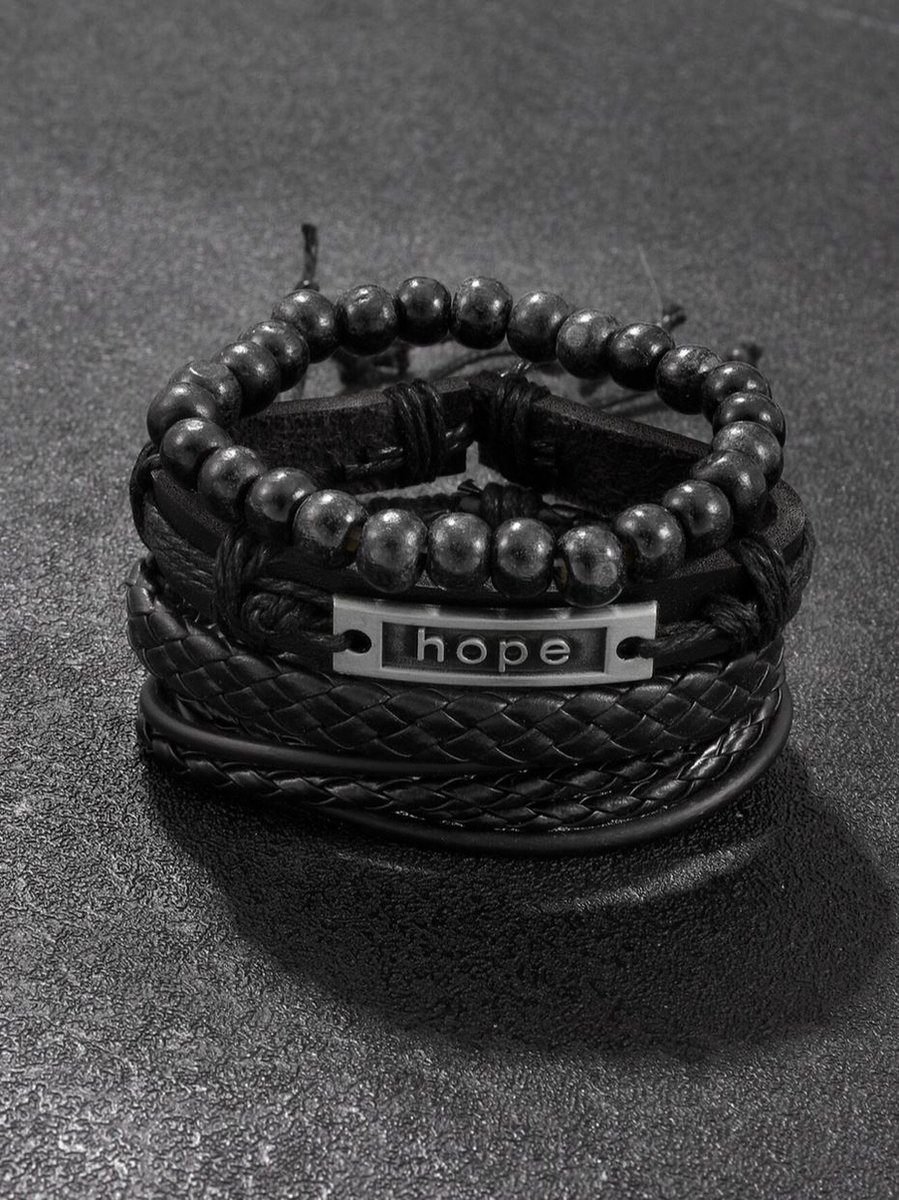 Set armbanden Hope 4 stuks