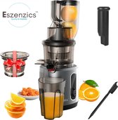 Bol.com Eszenzics™ Juicer XL - Krachtige 200W Blender - Slowjuicer - Moderne sapcentrifuge - Extra brede invoer - Groente en Fru... aanbieding