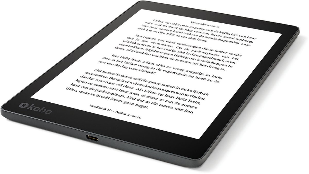 Kobo Aura One - waterdichte ereader met 7.8 inch scherm en