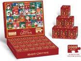 SurprisePlay - Adventskalender 2024 - Puzzel - 1008 stukjes - Voor kinderen en Volwassenen - 24 Unieke Toys - Kerstcadeau - Sinterklaascadeau