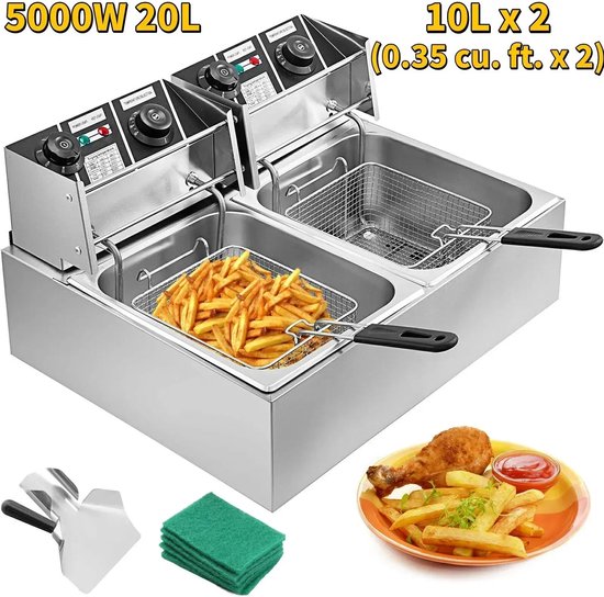 Bartscher modulair 600 imbiss Elektrische friteuse 2 x 6 liter