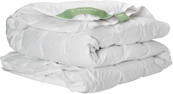 Castella Sirius 4 Seizoenen Dekbed | 240x200 cm - 90% Eendendons Lits-jumeaux Dekbed - Zomerdekbed & Winterdekbed - Anti-Huisstofmijt - Ventilerend & Absorberend