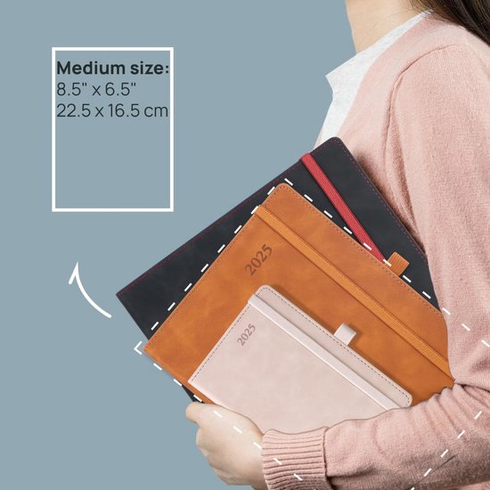 Planificateur hebdomadaire Equivera 2025 - Planificateur hebdomadaire - Agenda - Calendrier - Planificateur mensuel - Planificateur familial