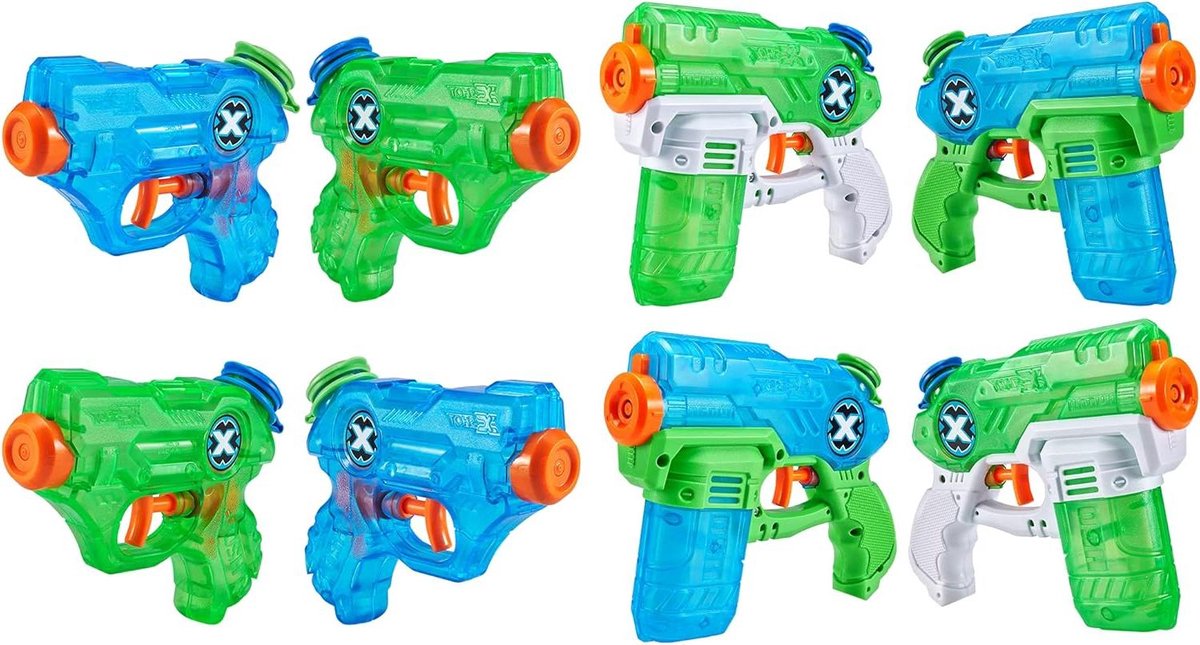 8 Pack Stealth Soaker + 4 Pack Nano Blaster - Foam Dart Fast-Fill Value Pack - Water Blasters