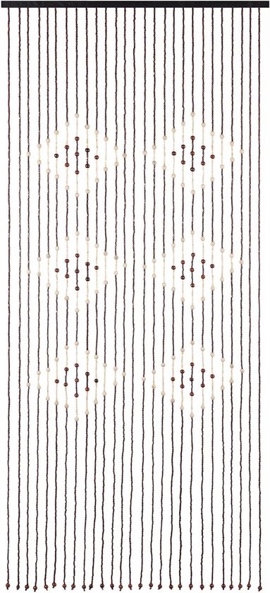 Retro Kralen Bamboe Houten Deur Gordijn Zomer Blind Vliegen Scherm,Mooie Hangende Restaurant Scheidingswanden Decoraties,voor Deuropeningen,Wandkast Partij en Meubels (140 strands-140x240cm