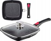 Bol.com Grillpan met Afneembare Handgreep - 24CM aanbieding