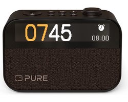 Pure Moment Charge - de ambient slaapgenoot met draadloos opladen, Koffiezwart
