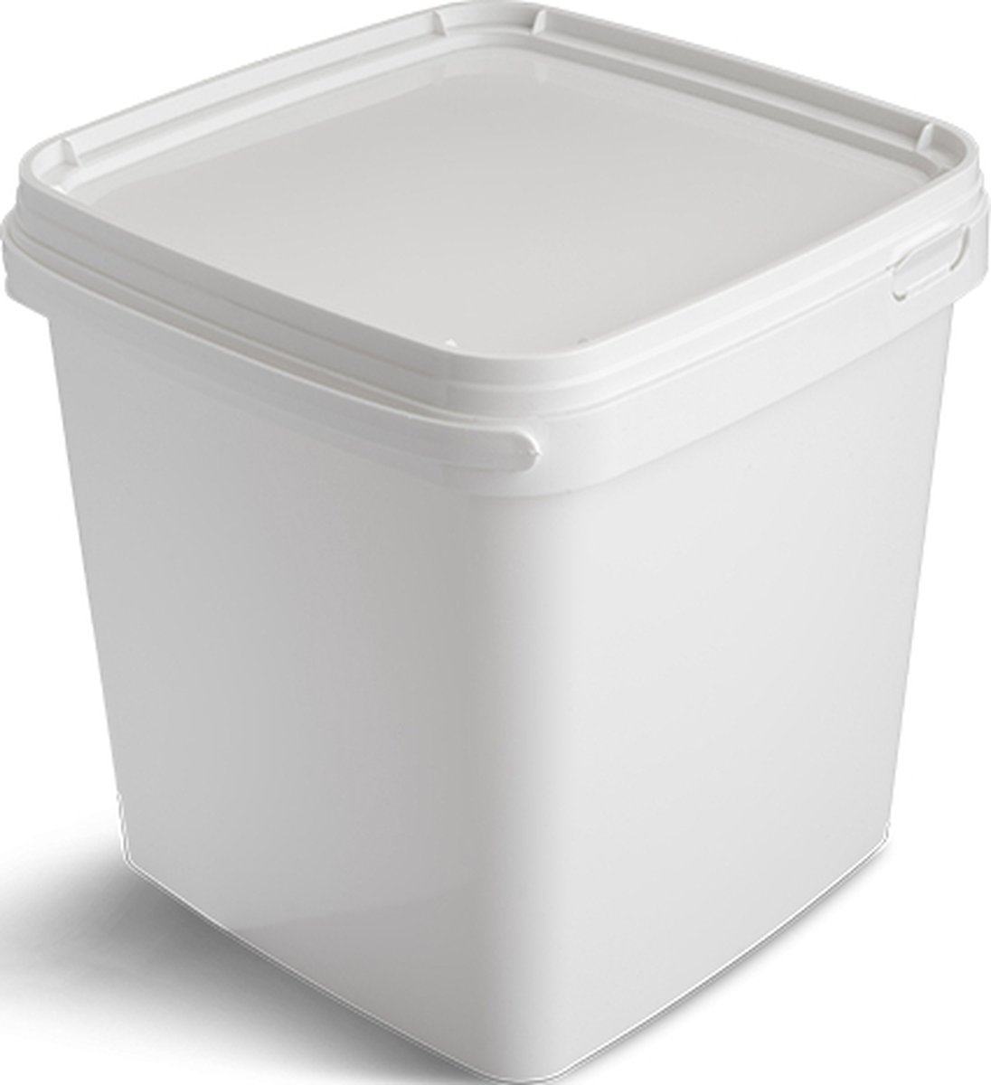 Goedkoopste 5 liter emmer wit vierkant