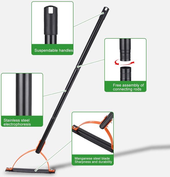 Grass Cutter with Serrated Double Cutting Knife - Weeding Garden Tools for Weed Extraction in Yards van Cuisipro — afbeelding 4