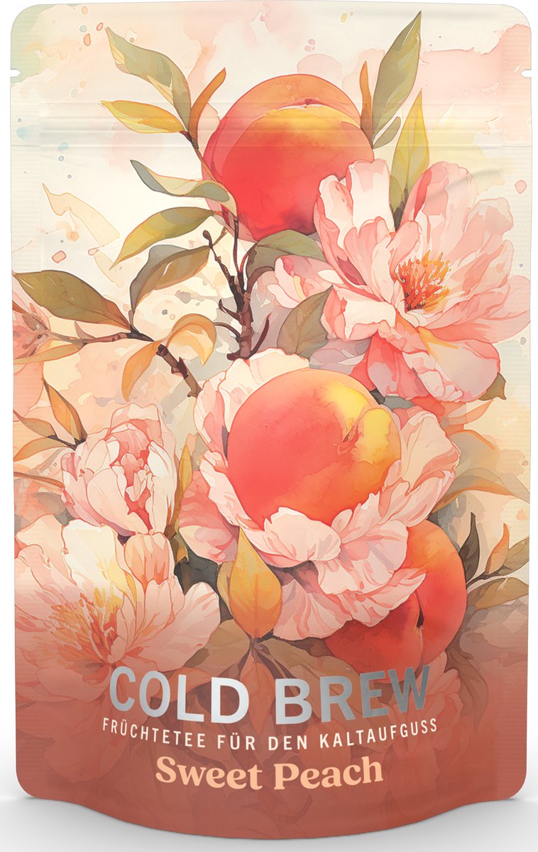 Cold brew tea - cold brew vruchtenthee - Cold Brew "Sweet Peach" (1 stuk)