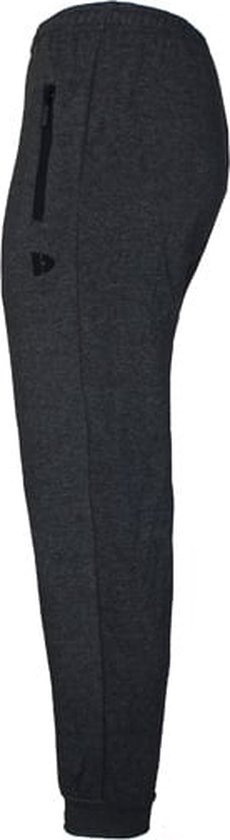 2-Pack Donnay - Pantalon de jogging avec élastique (Jack) - Pantalon de sport - Homme - Charbon-marne/Sable (595) - taille S