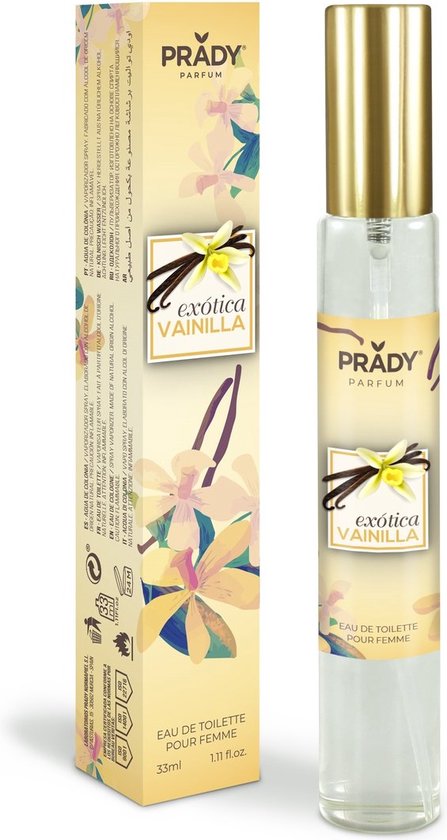 Prady - Exótica Vainilla - Exotische Vanille Geur - Eau de Toilette Pour Femme - 33 ml