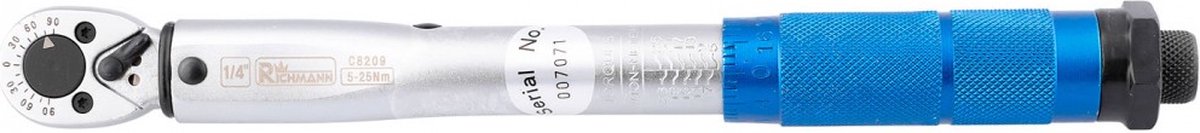 1/2" momentsleutel 42-210Nm ''Richmann'' met Kalibratiecertificaat.