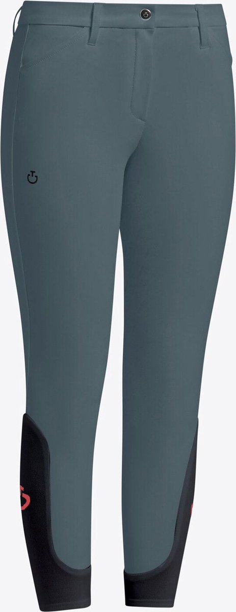Cavalleria Toscana Dressuur Rijbroek Full Grip Unisex Kinderen FW24 S Stormy Grey
