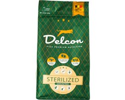 Delcon Kattenvoer Kip Hypoallergeen Sterilized Adult - 8,75 kg Kattenbrokken - Gesteriliseerde of gecastreerde Kat