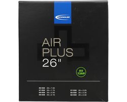 Schwalbe Air Plus binnenband 26 inch 40/62-559 met Frans ventiel 40 mm voor e-bike en cargobike