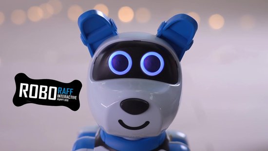 Dog-E Interactieve robothond met kleurrijke ledverlichting, meer dan 200 geluiden en reacties, verbinding met een app (vanaf 6 jaar