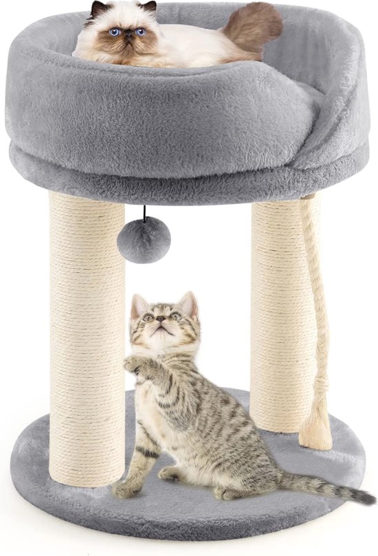 Natuurlijke Sisal vervangende krabpaal voor katten, krabpaal voor krabpaal onderdelen, henneptouw krabpalen met schroeven voor indoor kittens en grote Natuurlijke Sisal vervangende krabpaal voor katten, krabpaal voor krabpaal onderdelen, henneptouw krabpalen met schroeven voor indoor kittens en grote