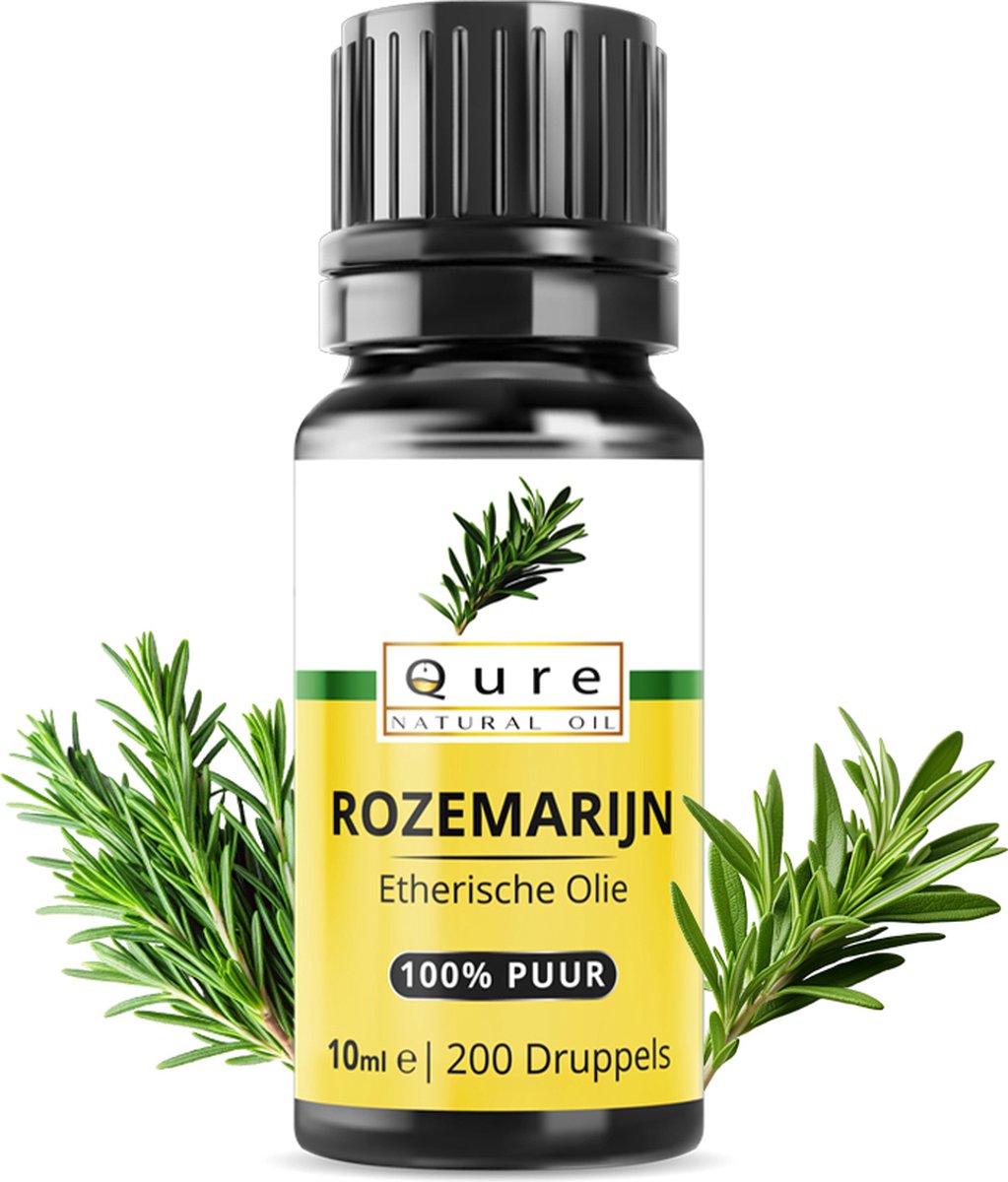 Goedkoopste Rozemarijn Olie 10ml | Etherische Rozemarijn Olie van Therapeutische Kwaliteit | Biologisch | 100 Puur & Onbewerkt | Rozemarijnolie Voor Haargroei en verzorging van de Huid | Aromatherapie | Rosemary Oil