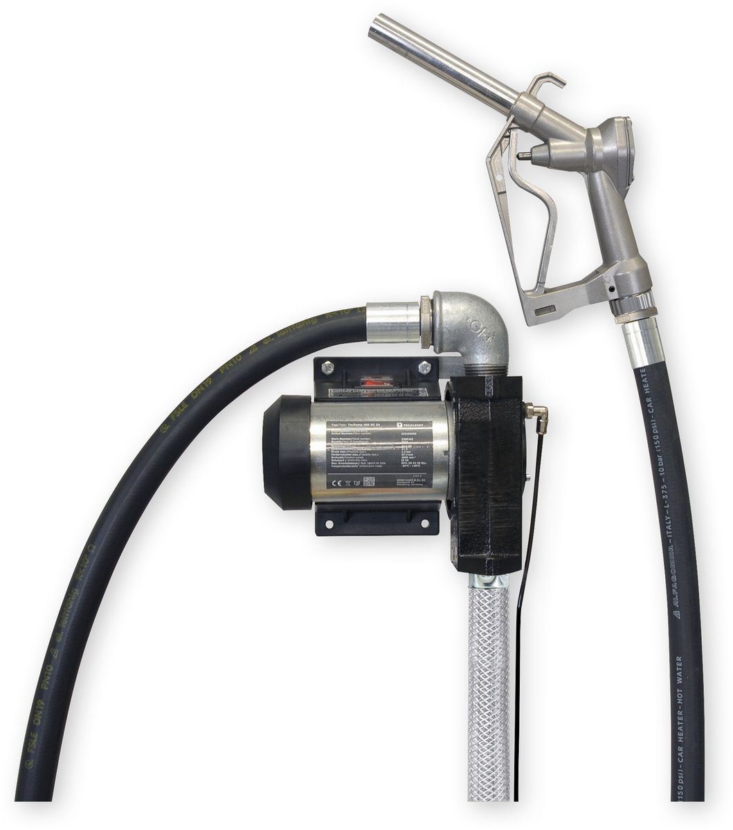 TecPump - 400 DC - Elektrische Vleugelcelpomp - 42 l/min - Incl. Sifonbescherming