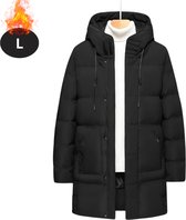 Nivard Luxe Winter Jacket - Parka - Homme - Hiver - Veste - Adulte - Élégant - Avec capuche - Zwart - L
