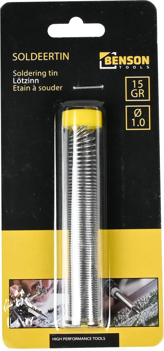 Soldeertin voor soldeerbout - 15 gram - 3 meter - 1 mm dik - solderen – foto 4