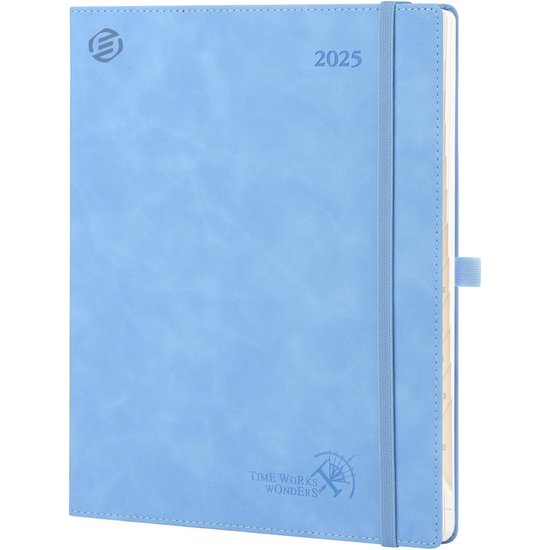 Planificateur hebdomadaire Equivera 2025 - Planificateur hebdomadaire - Agenda - Calendrier - Planificateur mensuel - Planificateur familial