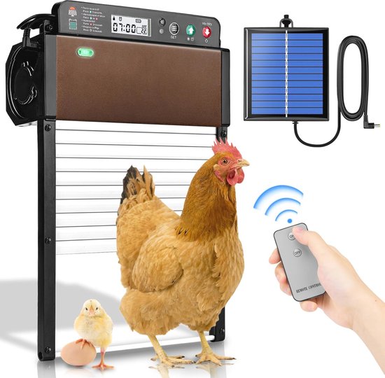 ChickenGuard PRO Hokopener – Met zelfsluitende deur