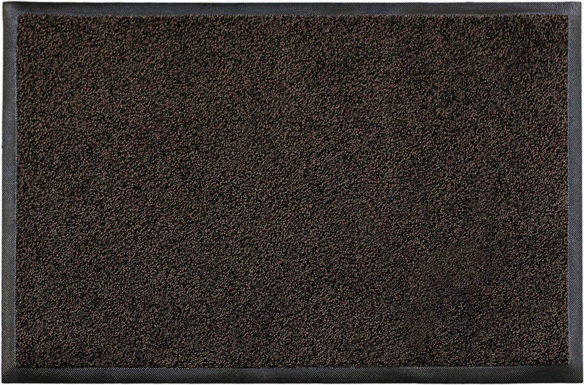 LogoMatz schoonloopmat Iron Horse 60cm x 85cm Zwart Nerts - vuil absorberend - water absorberend - wasbaar
