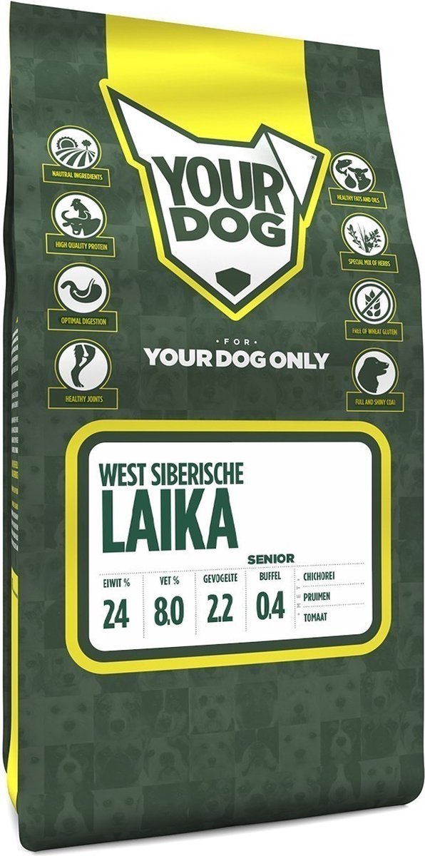 Yourdog Yourdog West siberische laika Rasspecifiek Senior Hondenvoer 6kg | Hondenbrokken