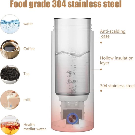 Draagbare 3-in-1 cafetière/waterkoker/theepot Draagbare 3-in-1 cafetière/waterkoker/theepot