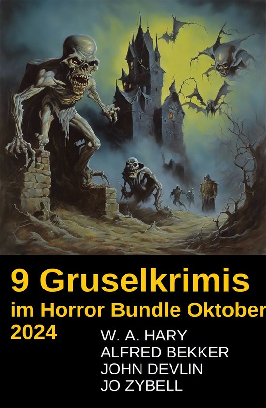 9 Gruselkrimis im Horror Bundle Oktober 2024 - cover