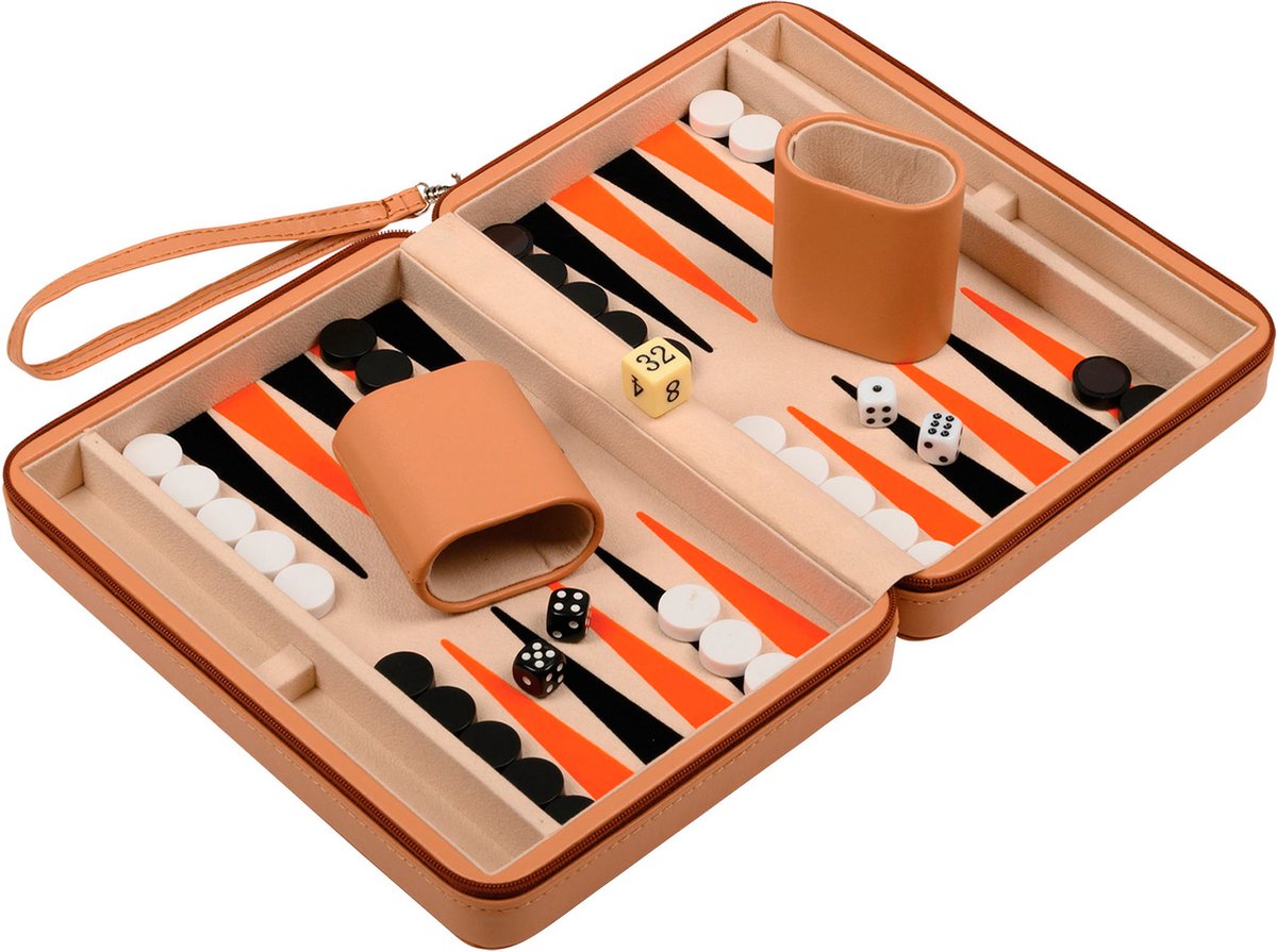 Philos Leros Backgammon Reisspel - Magnetisch - Vanaf 6 jaar