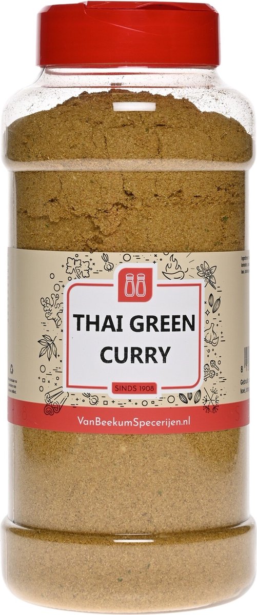 Goedkoopste Van Beekum Specerijen - Thai Green Curry Kruiden - Strooibus 360 gram