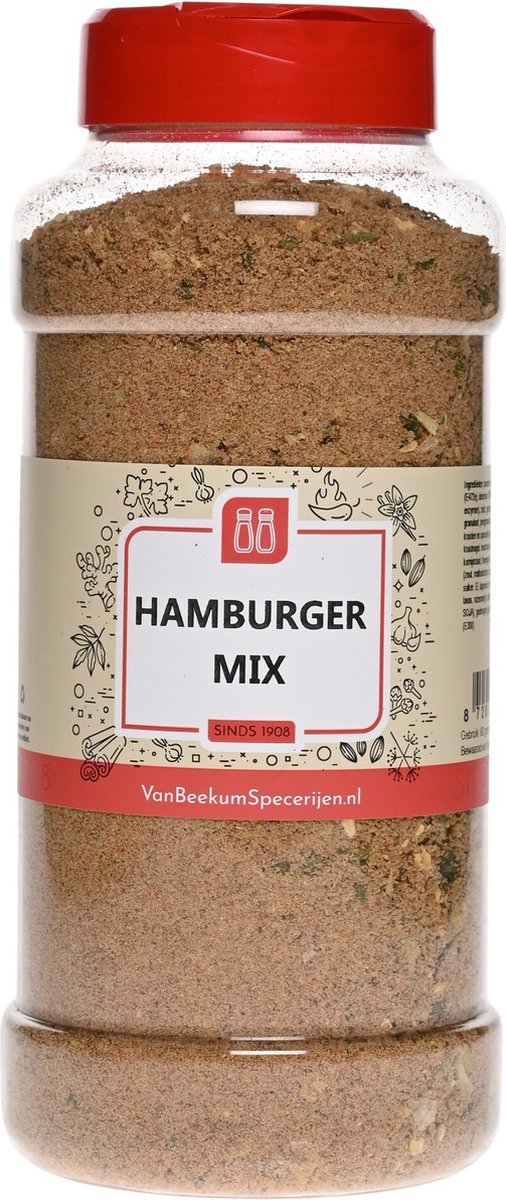 Goedkoopste Van Beekum Specerijen - Hamburger Mix - Strooibus 500 Gram