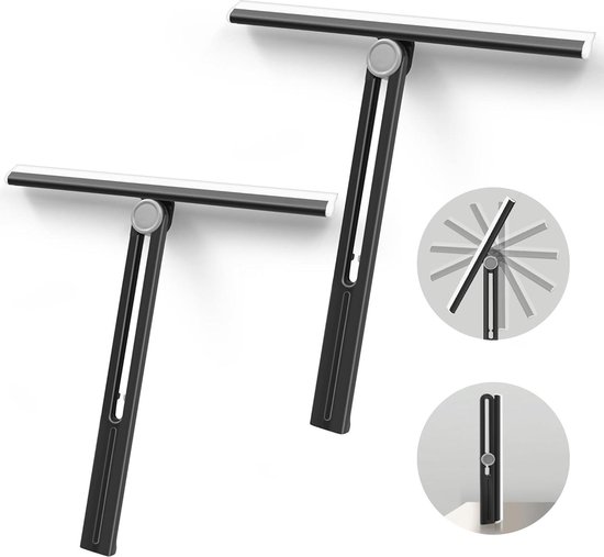 Douchewisser, ruitenwisser, multifunctionele raamwisser voor badkamer, douche, deur, raam, spiegel, auto glas