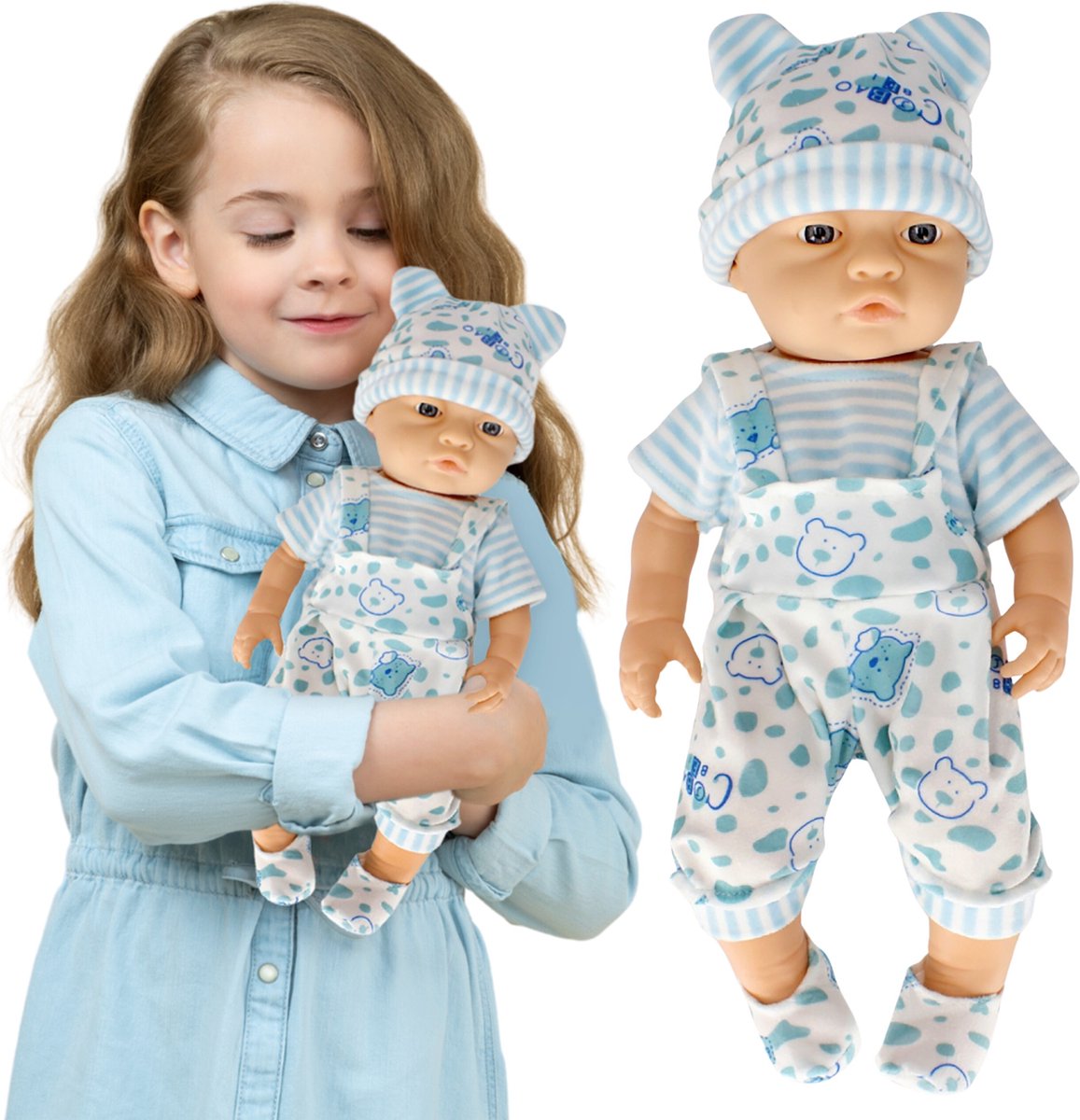 MEGA CREATIVE - Babypop 40 cm Baby, voor vanaf 3 jaar