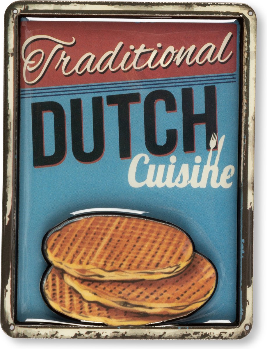 Memoriez 2D Magneet Cuisine Stroopwafel