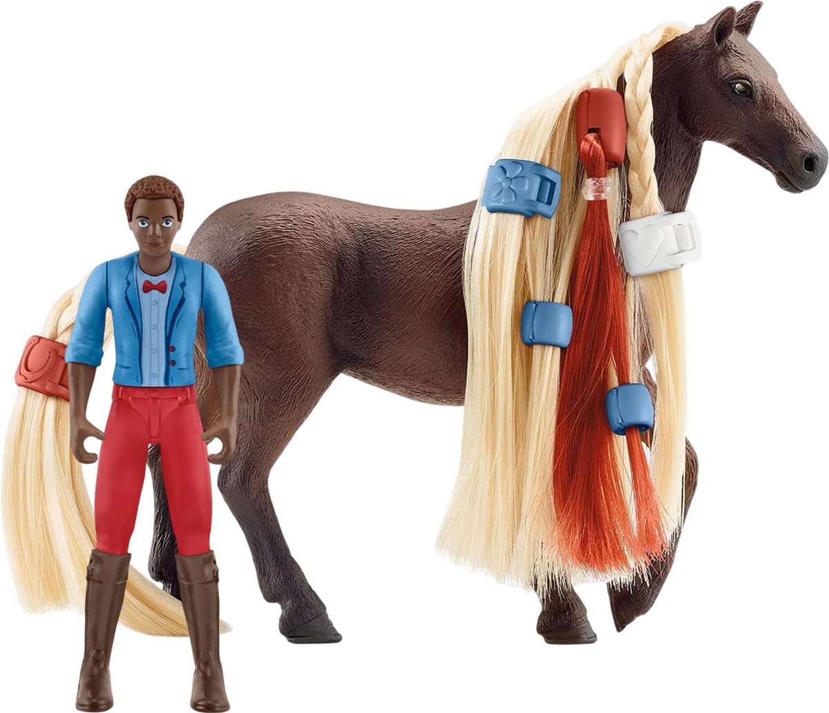 schleich HORSE CLUB Sofia's Beauties - Leo & Rocky Starterset - Kinderspeelgoed - Paarden Speelgoed met Kambare Manen — afbeelding 14
