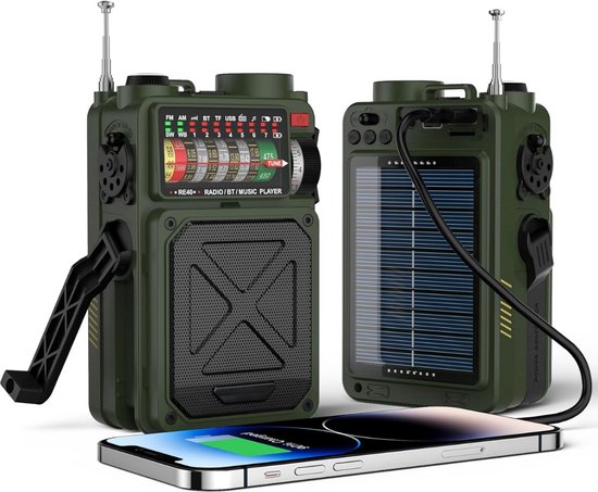 Raddy RF75A APP-besturing Kortegolfradio, Draagbare AM/FM/VHF/SW Raddy RF75A APP-besturing Kortegolfradio, Draagbare AM/FM/VHF/SW