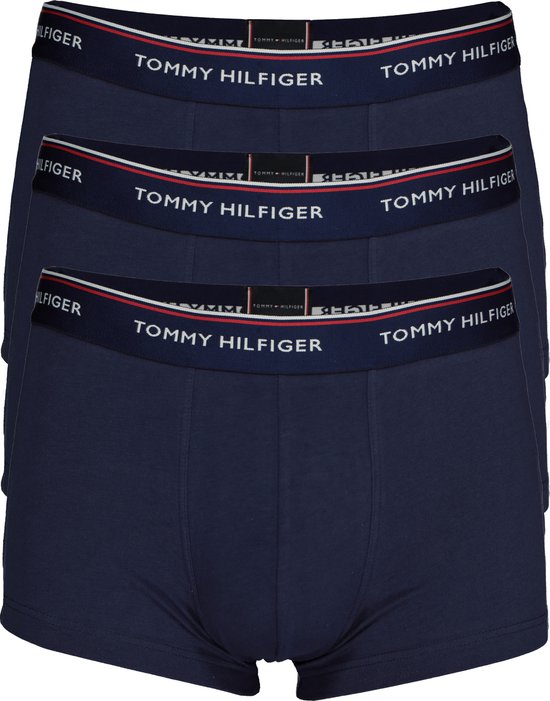 Tommy Hilfiger Heren Onderbroeken 3 Pack Trunks Peacoat Blauw Maat M bol