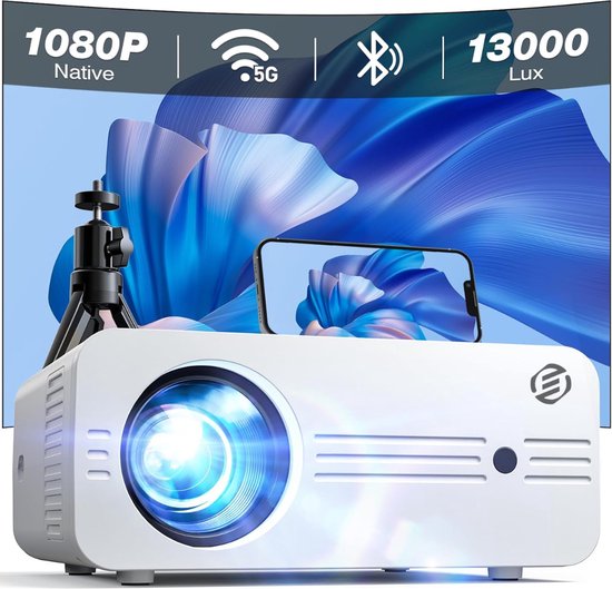 Equivera Mini Beamer - Draagbare Beamer - Beamer - Mini Beamer Projector - Projector - Mini Projector